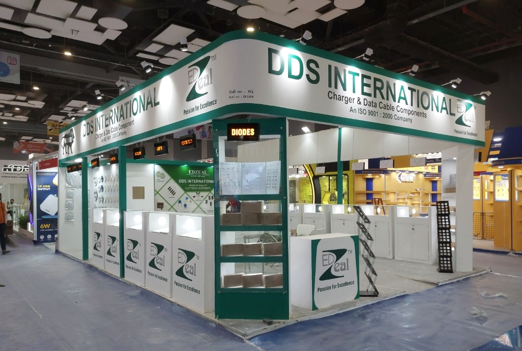 DDS International Electronics Components Trade Booth