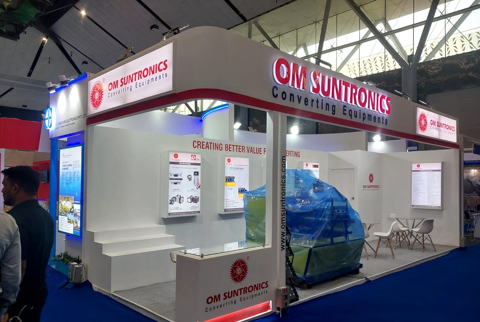 Om Suntronics Converting Equipments Trade Stand