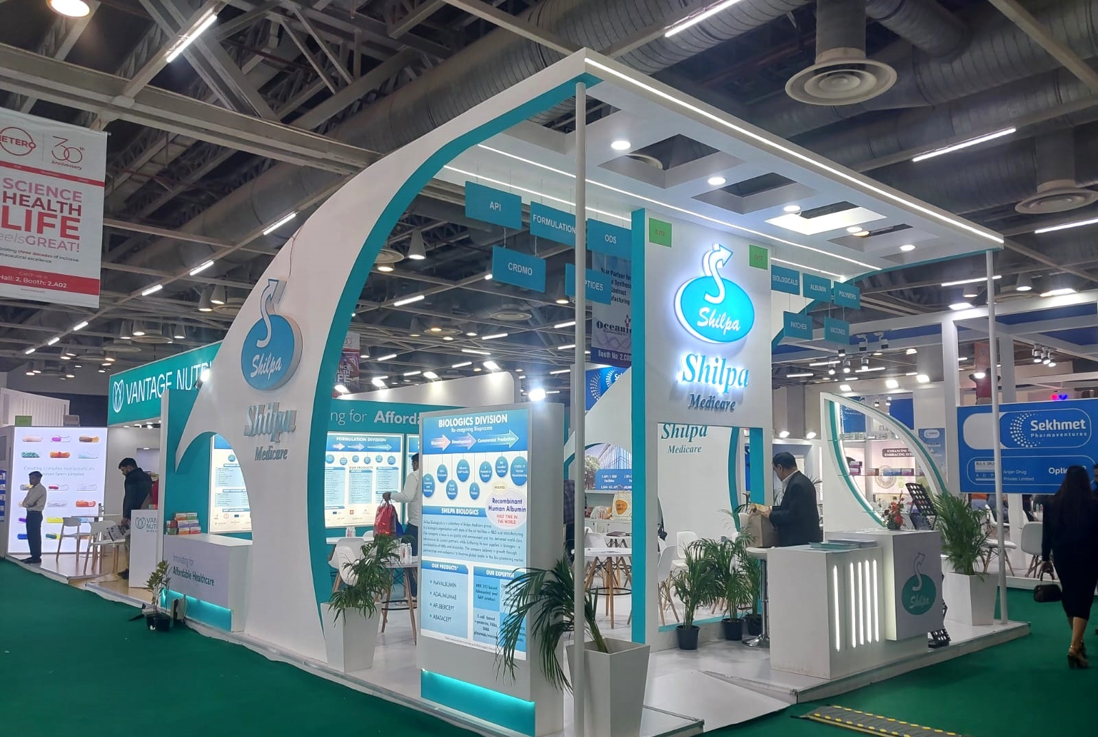 Shilpa Medicare Biologics Division Exhibition Pavilion