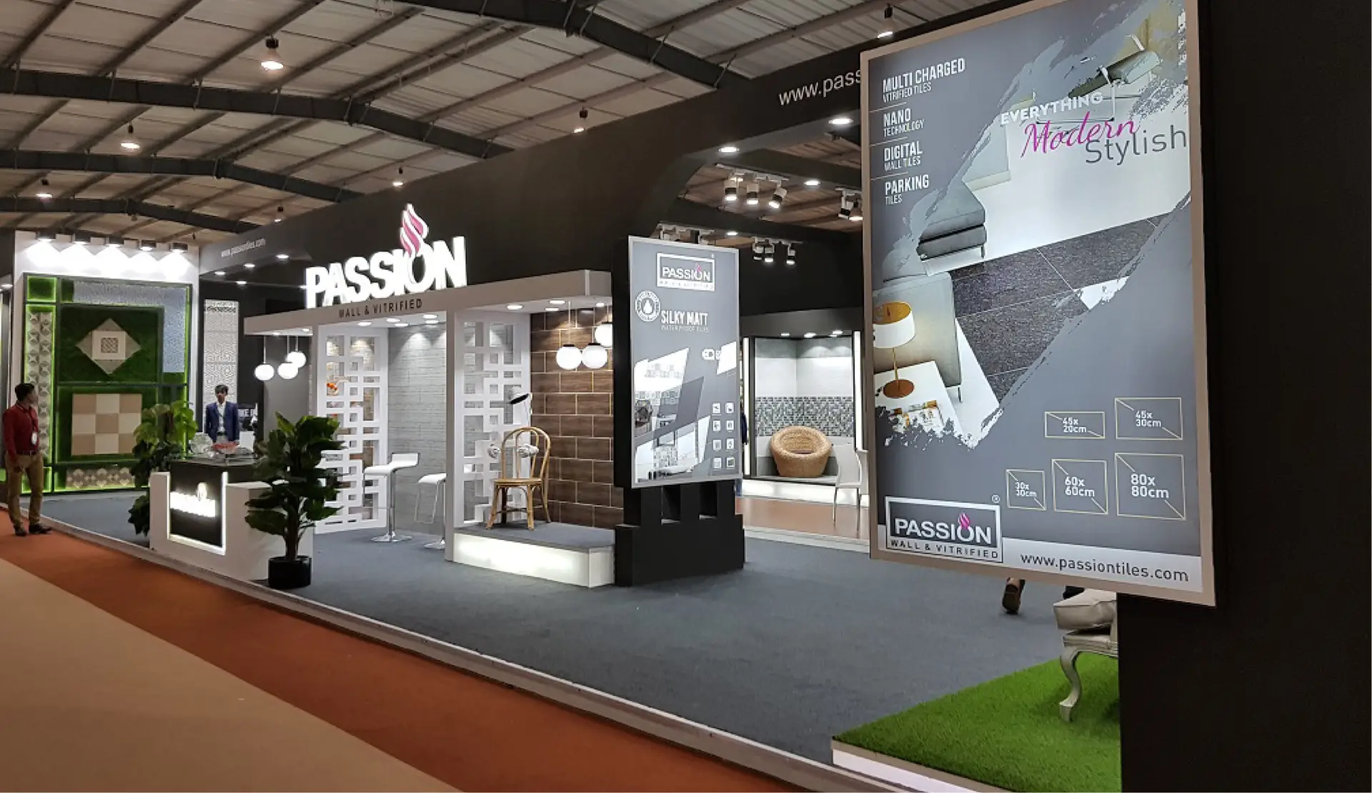 In-house Exhibition Stall Fabrication and On-site Execution