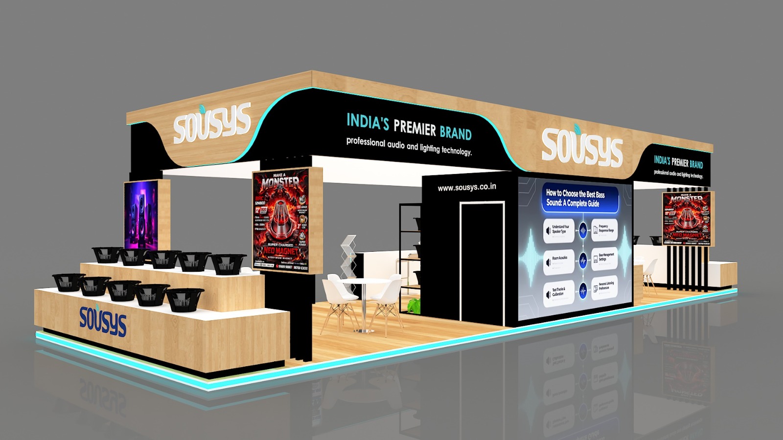 Sousys Professional Audio 3D Stall