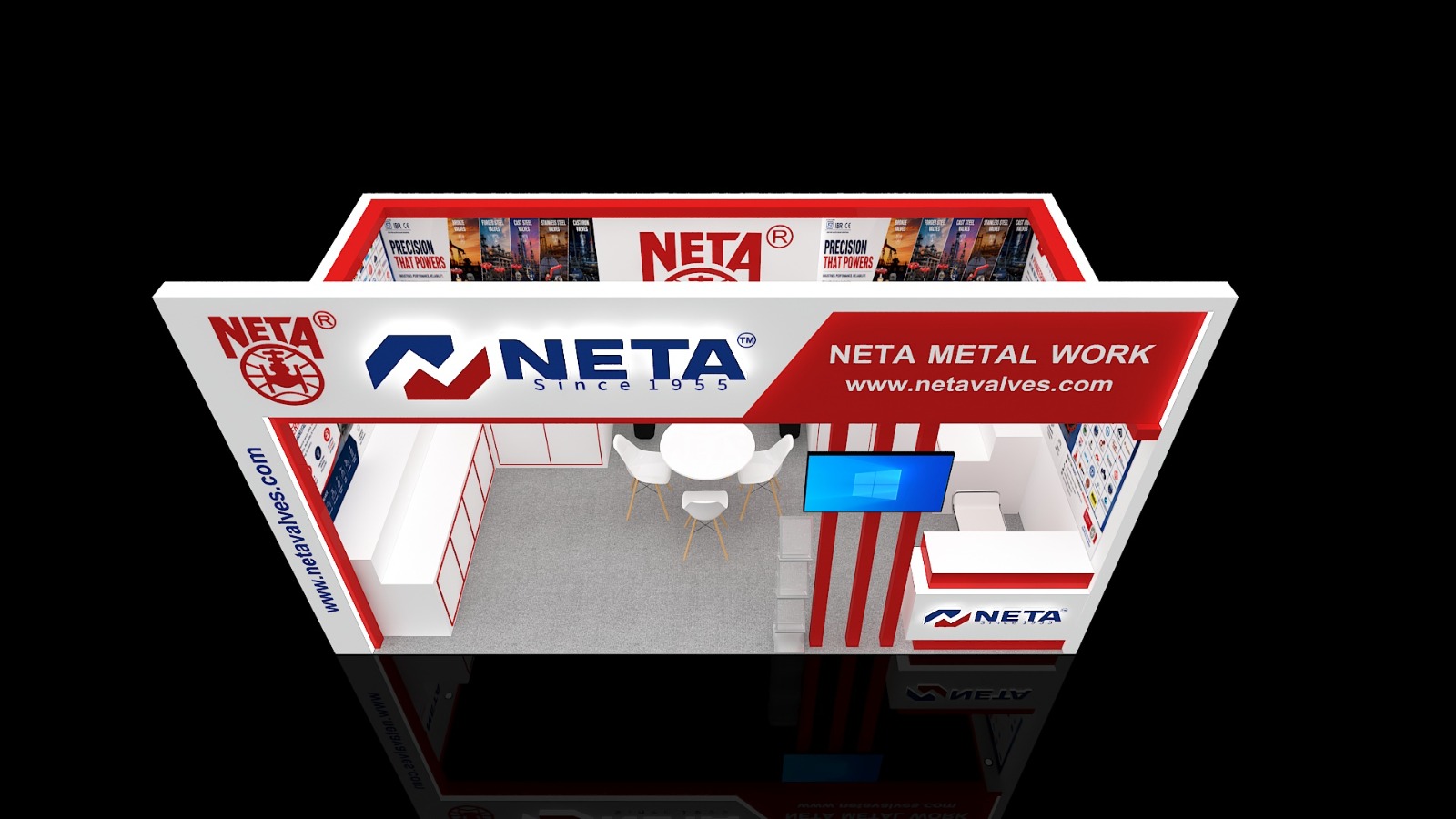 NETA Valves & Metal Work 3D Stall