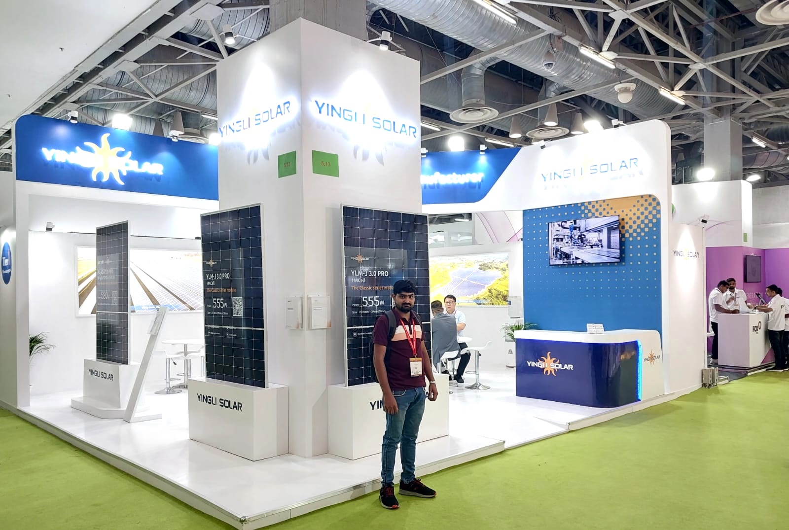 Yingli Solar PV Modules Manufacturer Exhibition Pavilion